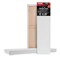Long Stretched Canvas for Painting 6x24 inch Gallery Depth 1-1/2" Thick, 3-Pack - 12oz Acrylic Gesso Triple Primed, Professional Artist Quality, 100% Cotton - Pouring, Oil Paint